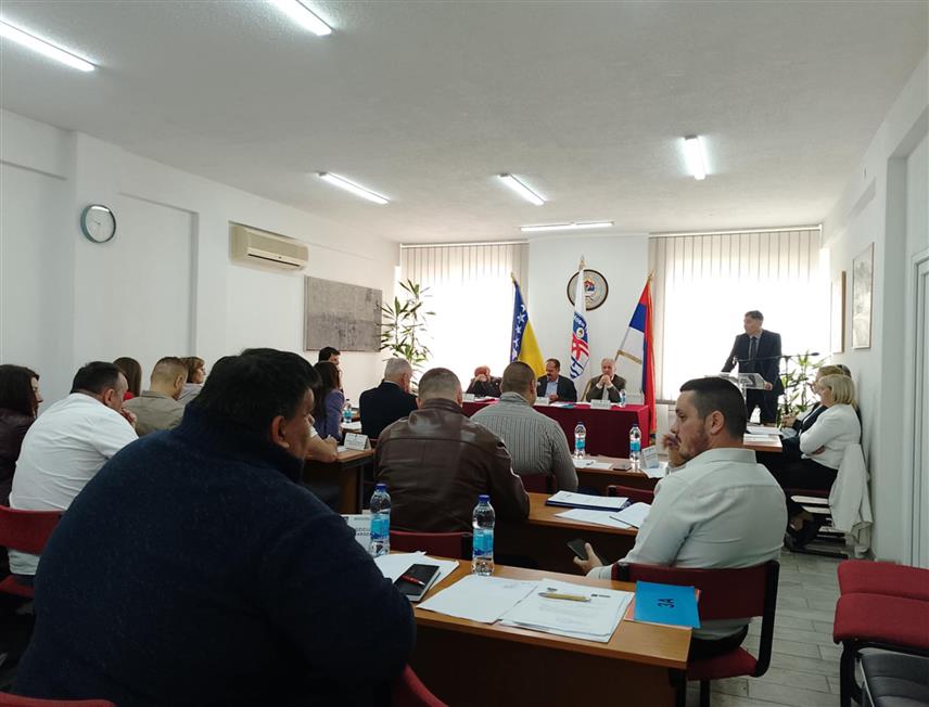 НОВИ ГРАД, 12. МАЈА /СРНА/ - Сједница Скупштине општине Нови Град.