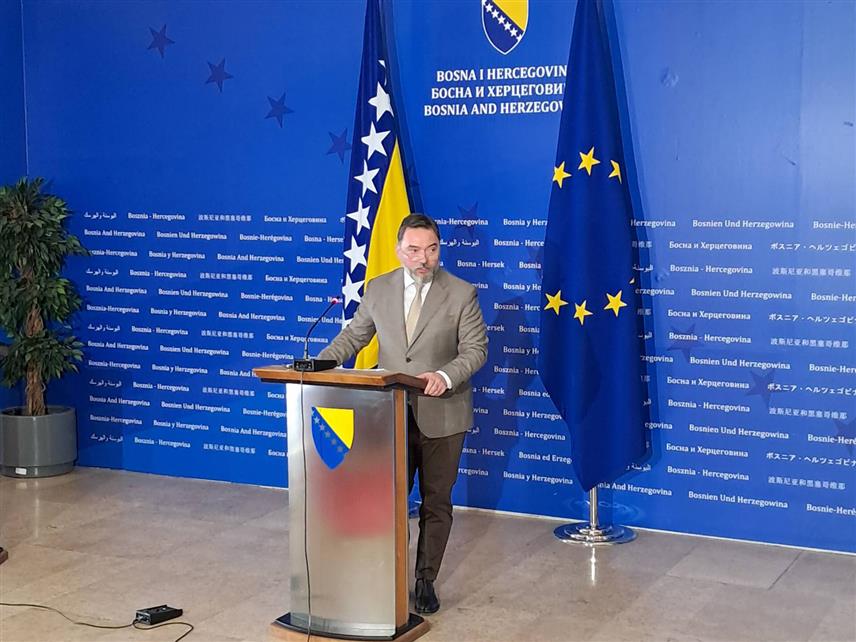 САРАЈЕВО, 12. МАЈА /СРНА/ - Министар спољне трговине и економских односа у Савјету министара Сташа Кошарац.