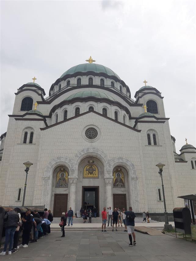БЕОГРАД, 29. МАЈА /СРНА/ - Храм Светог Саве на Врачару у Београду.