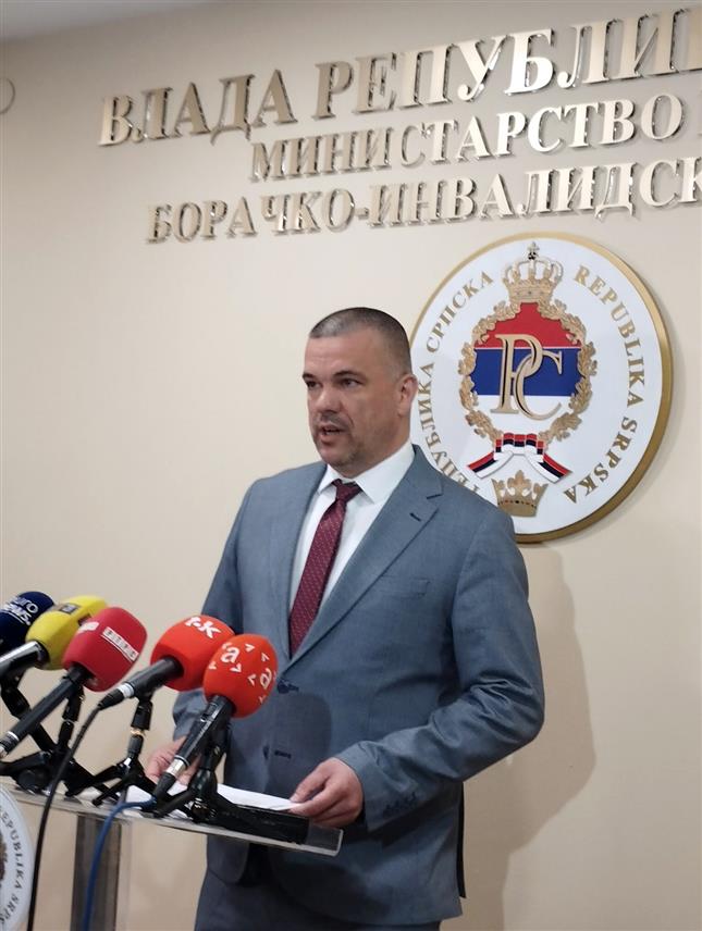БАЊАЛУКА, 7. МАЈА /СРНА/ - Помоћник министра за борачко-инвалидску заштиту Републике Српске Небојша Видаковић.