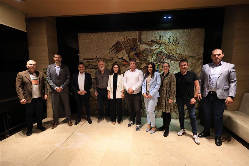 КОЗАРСКА ДУБИЦА/КРАГУЈЕВАЦ, 8. МАЈА /СРНА/ - Предсједник Скупштине општине Козарска Дубица Милош Бањац током боравка у Крагујевцу поводом обиљежавања Дана града.