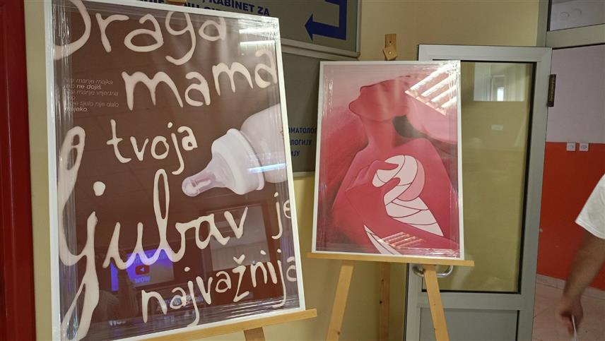 БАЊАЛУКА, 13. ЈУНА /СРНА/ - Студенти Академије умјетности Универзитета у Бањалуци израдили су 24 оригинална умјетничка плаката који ће трајно красити просторије новооснованог Центра за мајку и дијете, као и друге организационе јединице бањалучког Дома здравља.