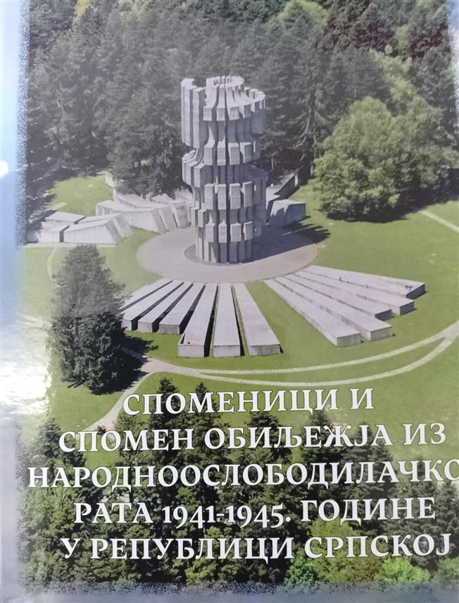НОВИ ГРАД, 30. ЈУНА /СРНА/ - Савез удружења бораца Народноослободилачког рата /СУБНОР/ Републике Српске објавио је књигу "Споменици и спомен-обиљежја Народноослободилачког рата 1941-1945. године у Републици Српској".