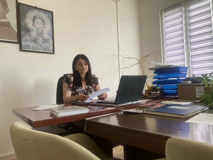 ШАМАЦ, 4. ЈУНА /СРНА/ - Директор Средње школе "Никола Tесла" у Шамцу Смиља Нишић.