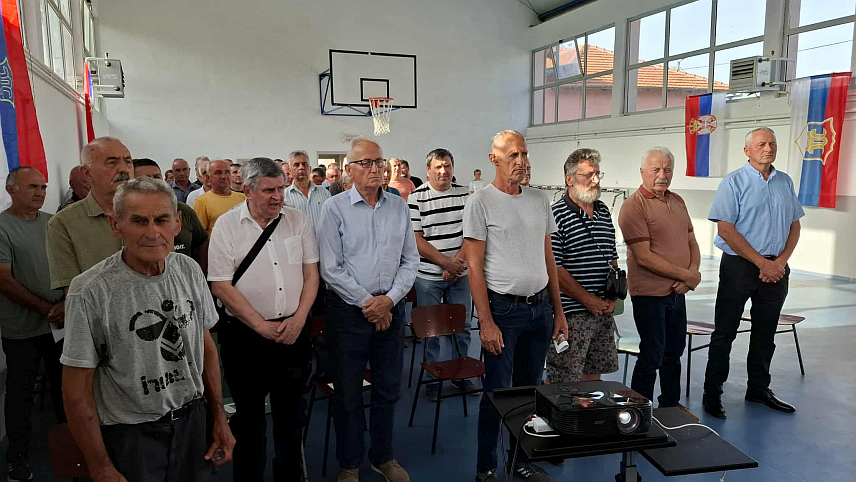 КРУПА НА УНИ, 29. АВГУСTА /СРНА/ - Обиљежавање 35 година од основања СДС-а у Доњем Дубовику.