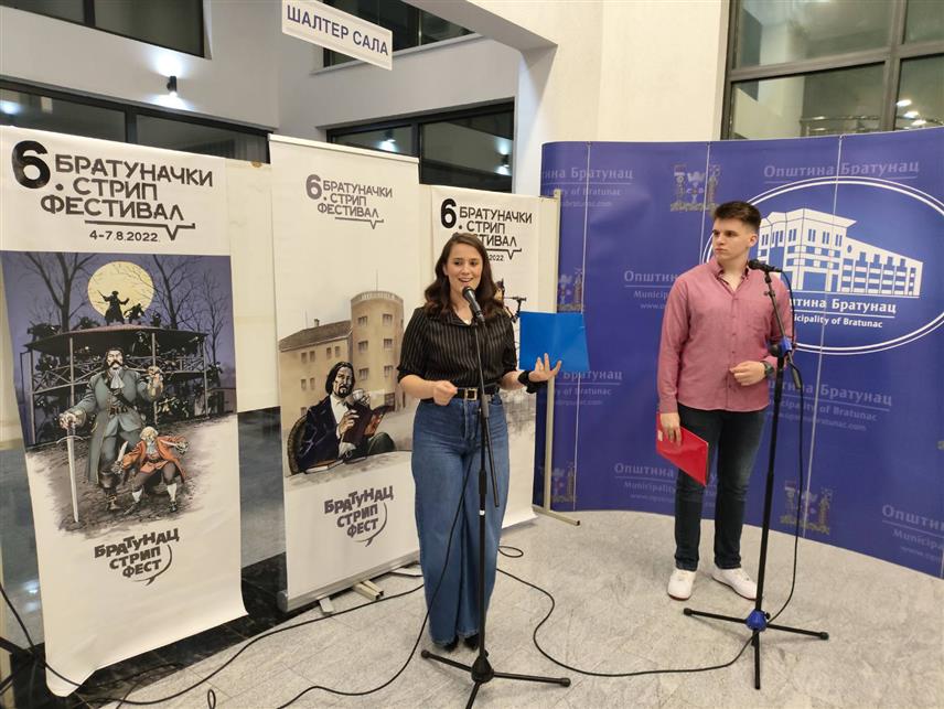 БРАТУНАЦ, 8. АВГУСТА /СРНА/ - Седми Братуначки стрип фестивал свечано је вечерас отворен у холу зграде општинске администрације у Братунцу.