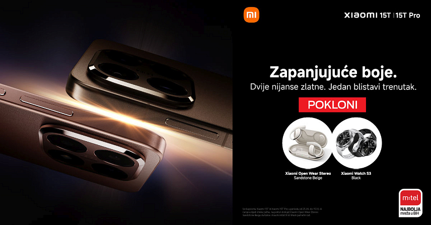 БАЊАЛУКА, 29. СЕПTЕМБРА /СРНА/ - У новој понуди компаније "М:тел" су мобилни телефони "шаоми" иновативне технологије и камере, са савршеним поклонима.