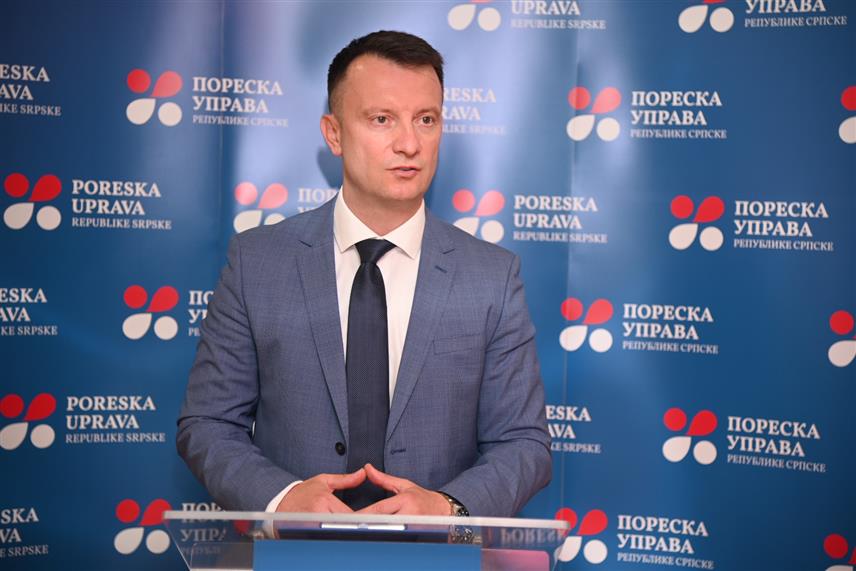 БАЊАЛУКА, 4. СЕПТЕМБРА /СРНА/ - Директор Пореске управе Републике Српске Горан Маричић.	