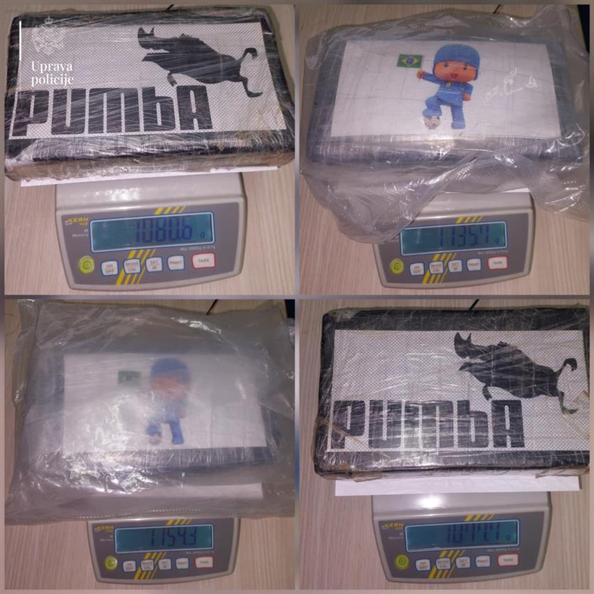 ПОДГОРИЦА, 22. ЈАНУАРА /СРНА/ - Четири и по килограма кокаина заплијењено је у једном стану у Котору и ухапшен је Ј. К. /33/ код којег је пронађена дрога.