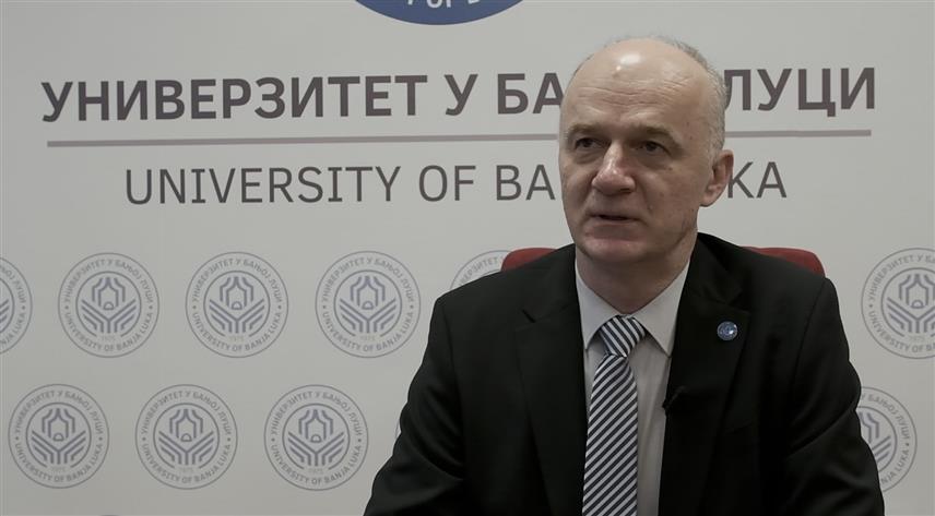 БАЊАЛУКА, 3. ЈАНУАРА /СРНА/ - Ректор Универзитета у Бањалуци Радослав Гајанин