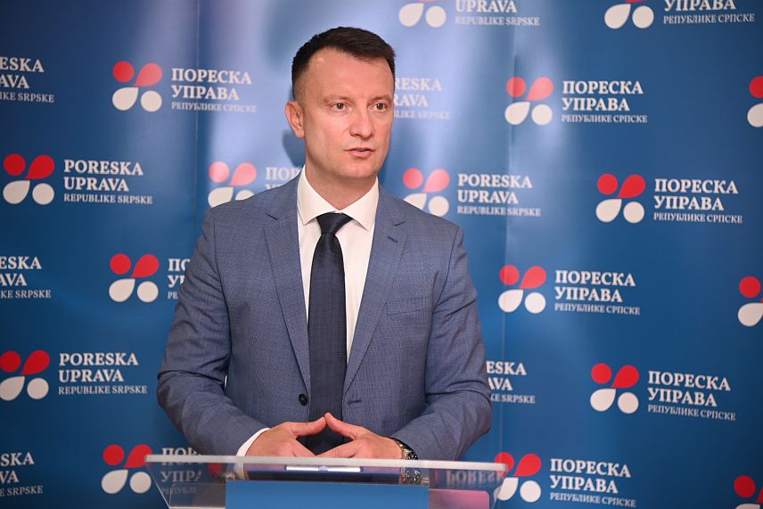 БАЊАЛУКА, 14. ОКТОБРА /СРНА/ - Директор Пореске управе Републике Српске Горан Маричић.