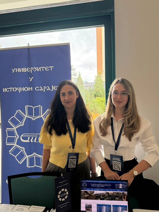 ИСТОЧНО САРАЈЕВО, 28. ОКТОБРА /СРНА/ - Електротехнички факултет /ЕТФ/ Универзитета у Источном Сарајеву представљен је на ЕДУ форуму, који се одржава на Златибору, с циљем повезивања будућих студената са високошколским установама из региона.