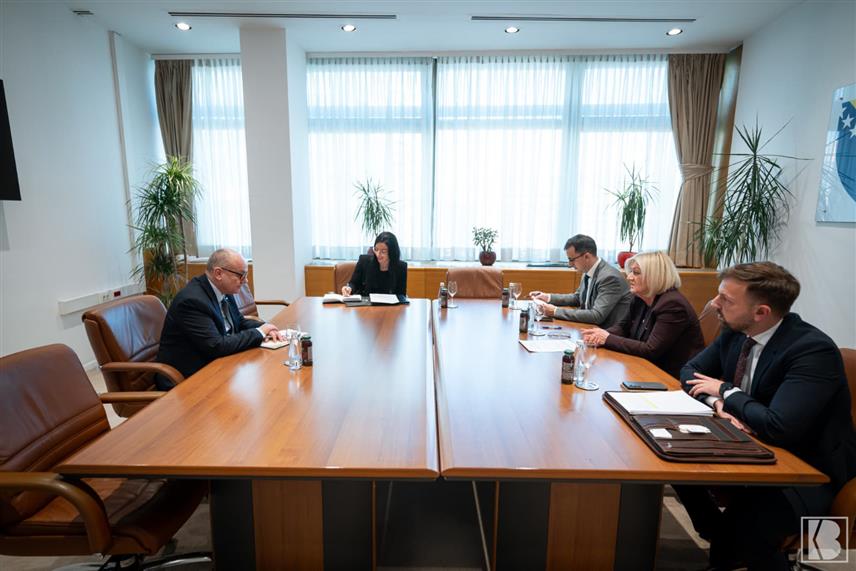 САРАЈЕВО, 18. ФЕБРУАРА /СРНА/ - Предсједавајућа Савјета министара Борјана Кришто разговарала је данас са амбасадором Кипра у БиХ Хомером Мавроматисом.