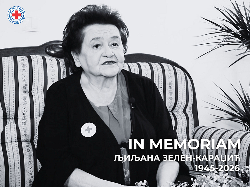 ПАЛЕ, 19. ФЕБРУАРА /СРНА/ - Црвени крст Републике Српске изразио је дубоко поштовање и захвалност Љиљани Зелен Караџић за све што је учинила за ову организацију и хуманитарни рад у Српској, изражавајући саучешће породици поводом смрти Љиљане Зелен Караџић.