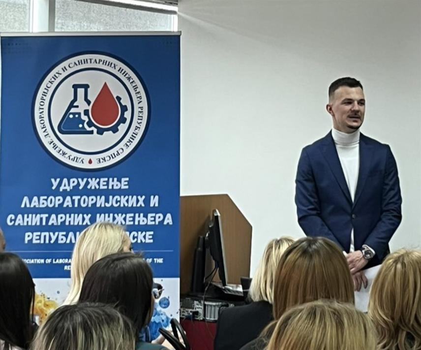ИСТОЧНО САРАЈЕВО, 1. ФЕБРУАРА /СРНА/ - Предсједник Удружења лабораторијских и санитарних инжењера Републике СрпскеНемања Јовичић.