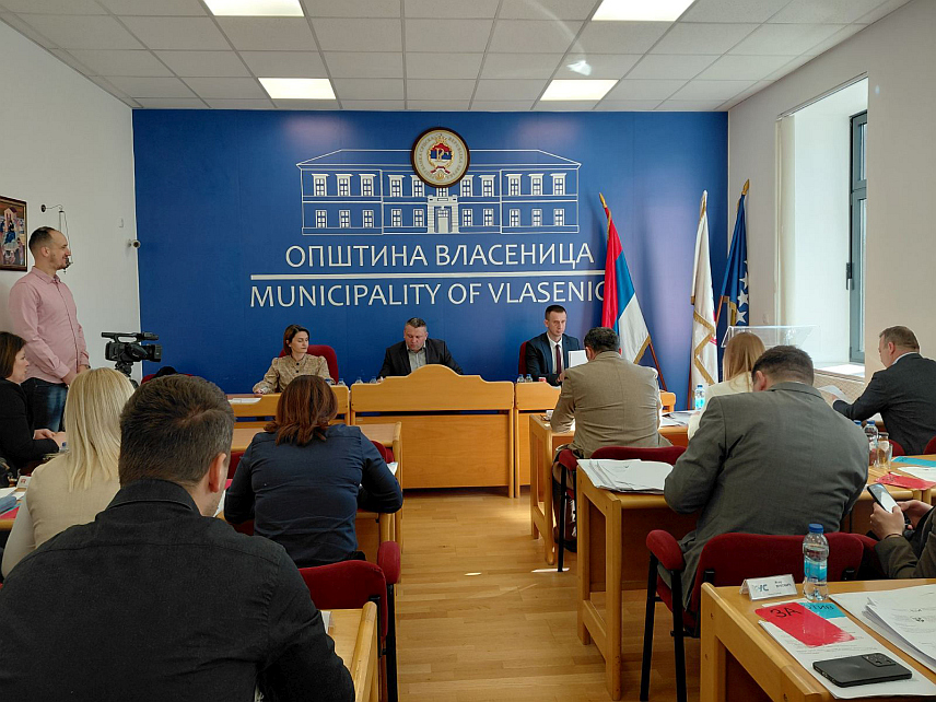 ВЛАСЕНИЦА, 26. фЕБРУАРА /СРНА/ - Сједница Скупштине општине Власеница.