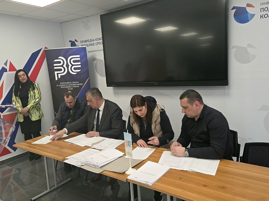 БАЊАЛУКА, 27. ФЕБРУАРА /СРНА/ - Представници Завода за запошљавање Републике Српске и послодаваци са подручја Филијале Бањалука потписали су данас у овом граду уговоре вриједне укупно 1.050.000 КМ у оквиру пројеката запошљавања и самозапошљавања 206 корисника.
