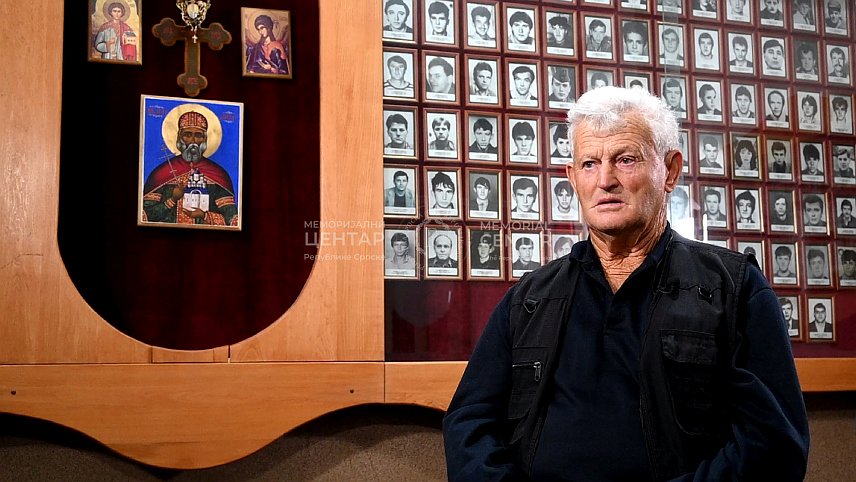 БАЊАЛУКА, 27. ФЕБРУАРА /СРНА/ - Живко Кнежевић из Челинца свједочио је за Меморијални центар Републике Српске о погибији двадесетједногодишњег сина Браце, који је убијен 9. новембра 1992. године као припадник Прве оклопне бригаде Војске Републике Српске.