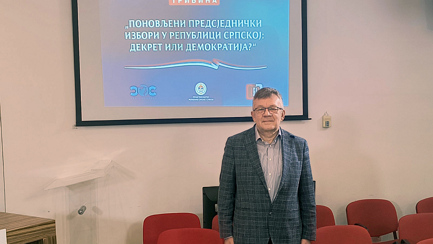 БЕОГРАД, 5. ФЕБРУАРА /СРНА/ - Декан Факултета безбједносних наука у Бањалуци Предраг Ћеранић оцијенио је да посјета делегације Републике Српске Вашингтону и присуство предсједника СНСД-а Милорада Додика на Молитвеном доручку представљају велику диппломатску побједу Српске, коју на посредан начин потврђују и у политичком Сарајеву.