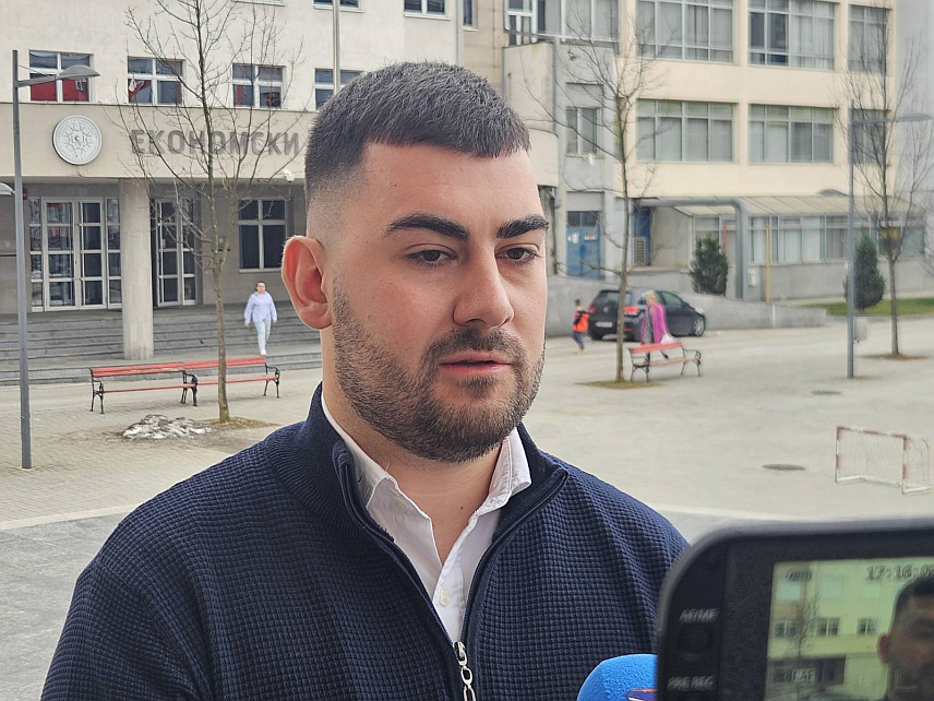 ПАЛЕ, 10. МАРТА /СРНА/ - Потпредсједник Унија студената Републике Српске Никола Лапчевић.