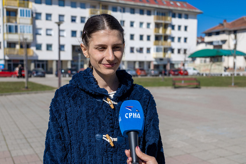 ПАЛЕ, 10. МАРТА /СРНА/ - Члан Смучарског клуба "Сарајево-Источно Сарајево" Теодора Делипара са Пала.