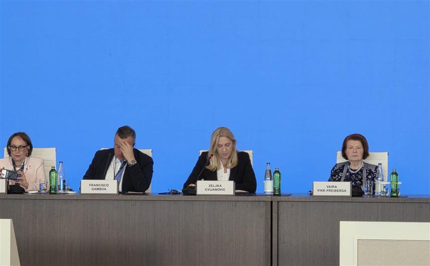 БАКУ, 12. МАРТА /СРНА/ - Српски члан Предсједништва БиХ Жељка Цвијановић на Глобал форуму одржаном данас у Бакуу.