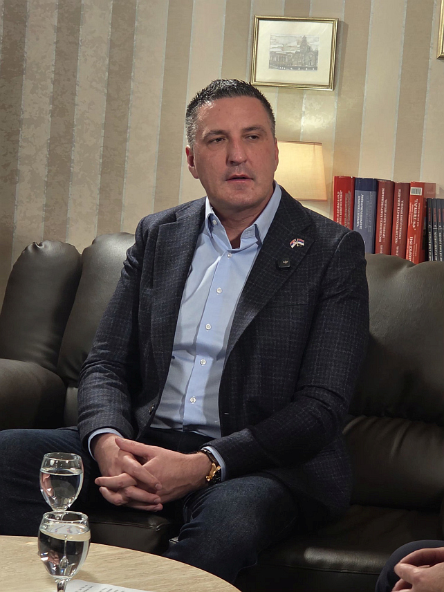 БАЊАЛУКА, 13. МАРТА /СРНА/ - Директор компаније "Сарајево-гас" Недељко Елек током гостовања у подкасту СРНЕ.