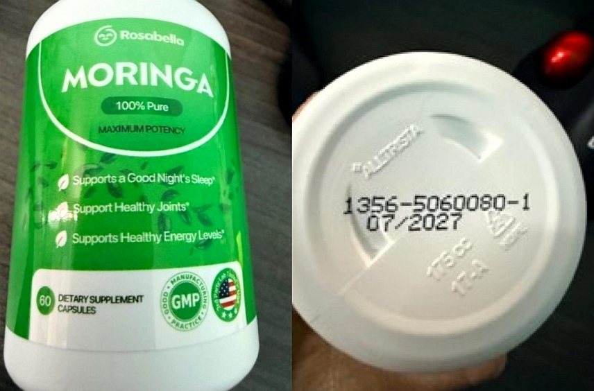 САРАЈЕВО, 16. МАРТА /СРНА/ - Агенција за безбједност хране БиХ обавијестила је о опозиву одређеног броја капсула "росабела моринга" због могуће контаминације салмонелом, бактеријом која може узроковати озбиљне, а понекад и фаталне инфекције код мале дјеце, старијих и особа са ослабљеним имунолошким системом.