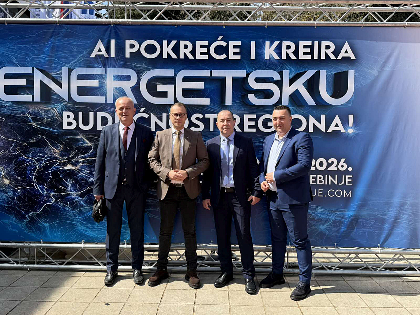 БИЈЕЉИНА/ТРЕБИЊЕ, 25. МАРТА /СРНА/ - Директор "Електро-Бијељине" Бојан Савић на Самиту енергетике у Требињу.