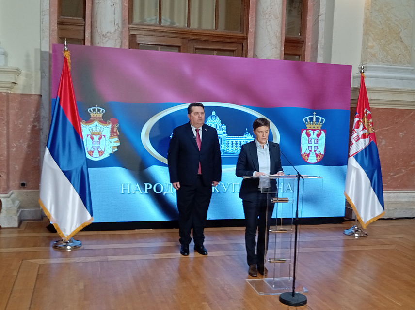 БЕОГРАД, 26. МАРТА /СРНА/ – Обраћањима предсједника Скупштине Србије Ане Брнабић и предсједника Народне скупштине Републике Српске Ненада Стевандића у Београду је отворен Парламентарни форум Србија-Република Српска.