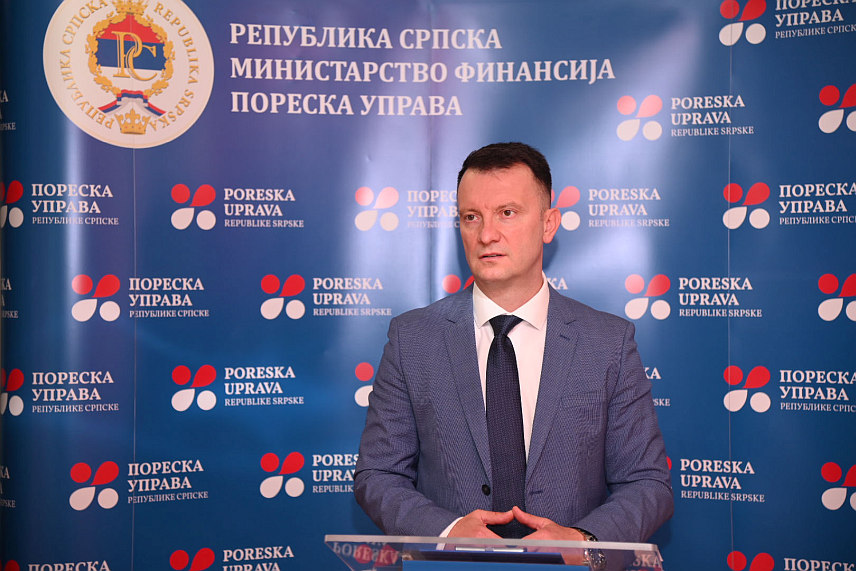 БАЊАЛУКА, 9. МАРТА /СРНА/ - Директор Пореске управе Републике Српске Горан Маричић.