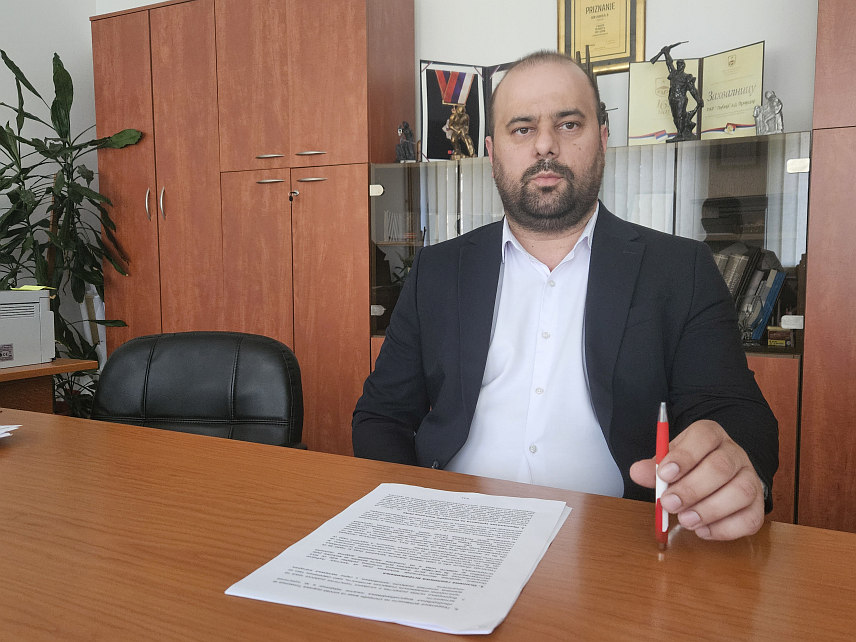 ПРИЈЕДОР, 9. МАРТА /СРНА/ - Вршилац дужности директора Рудника жељезне руде /РЖР/ "Љубија" из Приједора Горан Велаула.