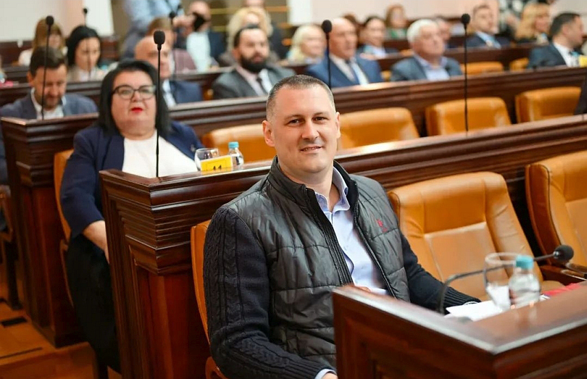 БАЊАЛУКА, 11. АПРИЛА /СРНА/ - Шеф одборничке групе Уједињене Српске у Скупштини града Бањалука Невен Станић.