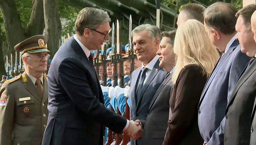 БЕОГРАД, 15. АПРИЛА /СРНА/ - Предсједник Народне скупштине Ненад Стевандић поздравио је заједништво Србије са Републиком Српском.