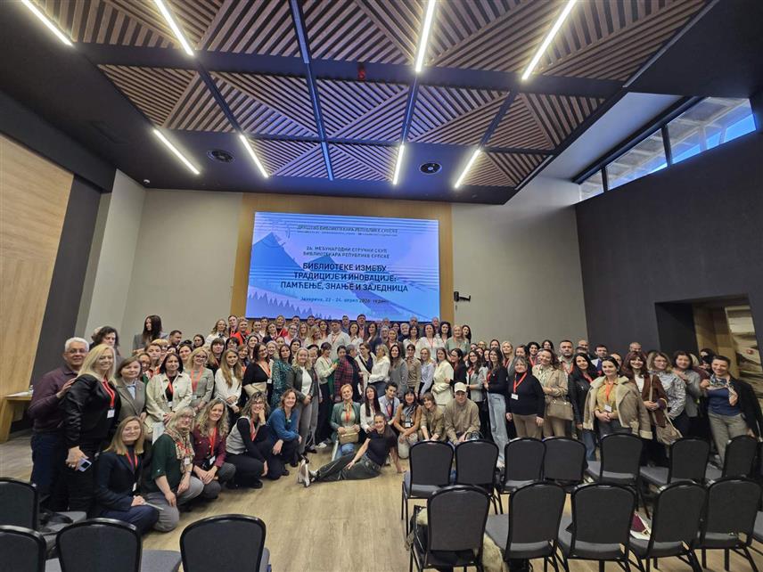 ЈАХОРИНА, 24. АПРИЛА /СРНА/ - Учесници Међународног скупа библиотекара на Јахорини.