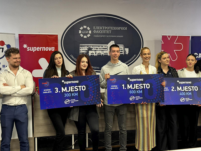 ИСТОЧНО НОВО САРАЈЕВО, 29. АПРИЛА /СРНА/ - Пет младих тимова представило је данас пословне идеје током стартап програма "Камп ап" у Источном Новом Сарајеву, а већина се односила на одређена ИТ рјешења за израду корисничких апликација из различитих сектора.