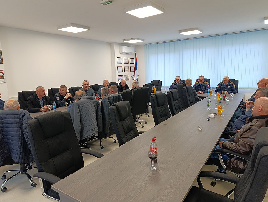 МРКОЊИЋ ГРАД, 2. АПРИЛА /СРНА/ - Пријем за пензионисане припаднике Полицијске управе Мркоњић Града.