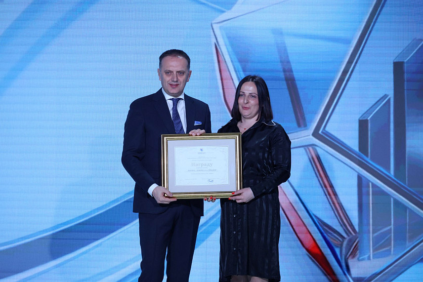 БАЊАЛУКА, 3. АПРИЛА /СРНА/ - Избор најуспјешнијих у привреди Српске - додјела награда. /фото: Борислав Здриња/