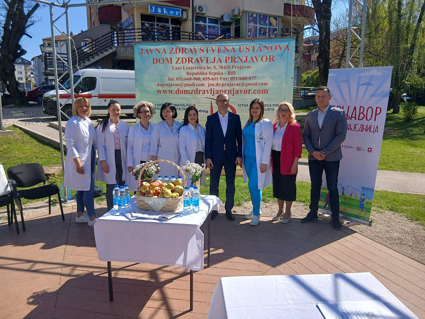 ПРЊАВОР, 7. АПРИЛА /СРНА/ - У Прњавору је данас, поводом Свјетског дана здравља, реализован низ активности усмјерених на промоцију здравих навика и значај превенције, са посебним акцентом на физичку активност.