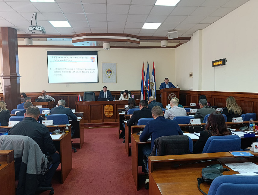 МРКОЊИЋ ГРАД, 13. МАЈА /СРНА/ - Скупштина општине Мркоњић Град усвојила је ребаланс буџета за ову годину у износу од 30.831.300 КМ, што је за 6.712.000 КМ или 28 одсто више у односу на план.