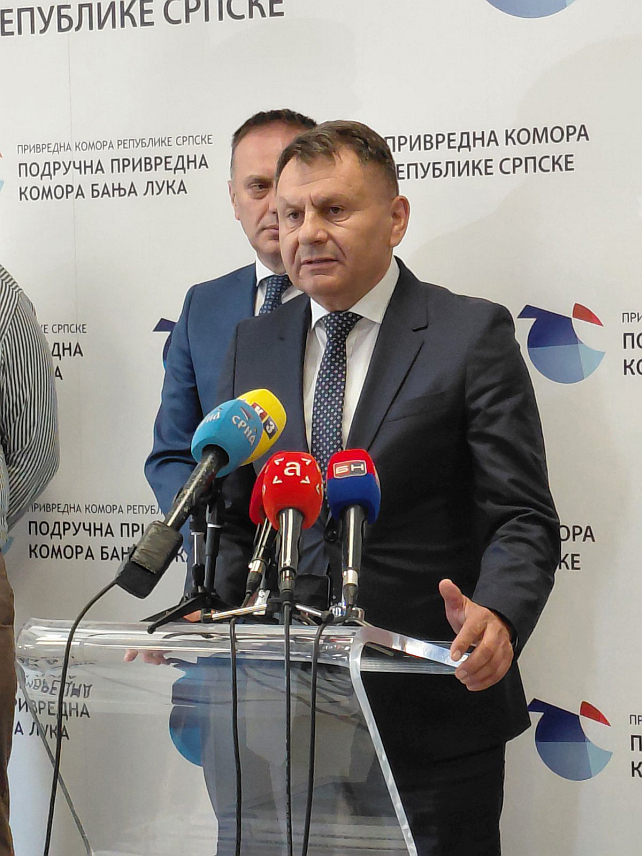 БАЊАЛУКА, 20. МАЈА /СРНА/ - Министар привреде и предузетништва Републике Српске Раденко Бубић.