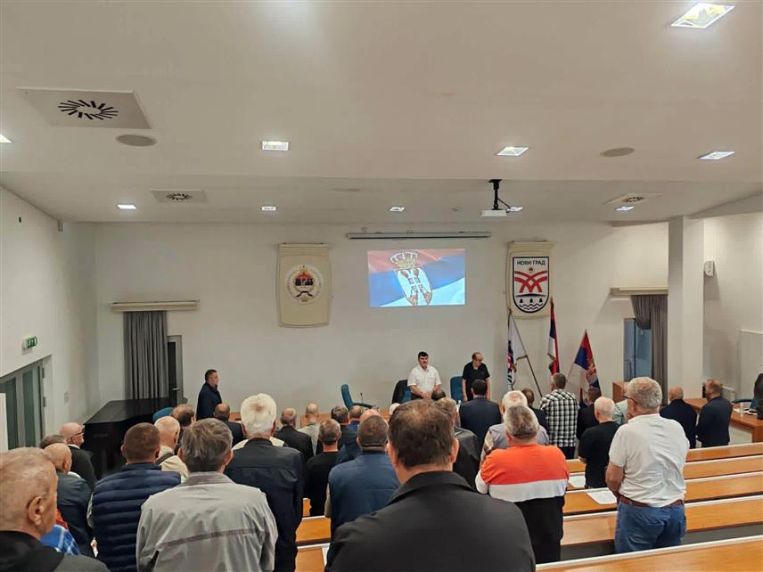 НОВИ ГРАД, 21. МАЈА /СРНА/ - Редовна годишња скупштина Удружења ратних војних инвалида у Новом Граду.