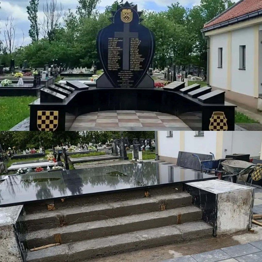 ДЕРВЕНТА, 24. МАЈА /СРНА/ - Споменик са усташким симболима на Модрану код Дервенте је уклоњен.