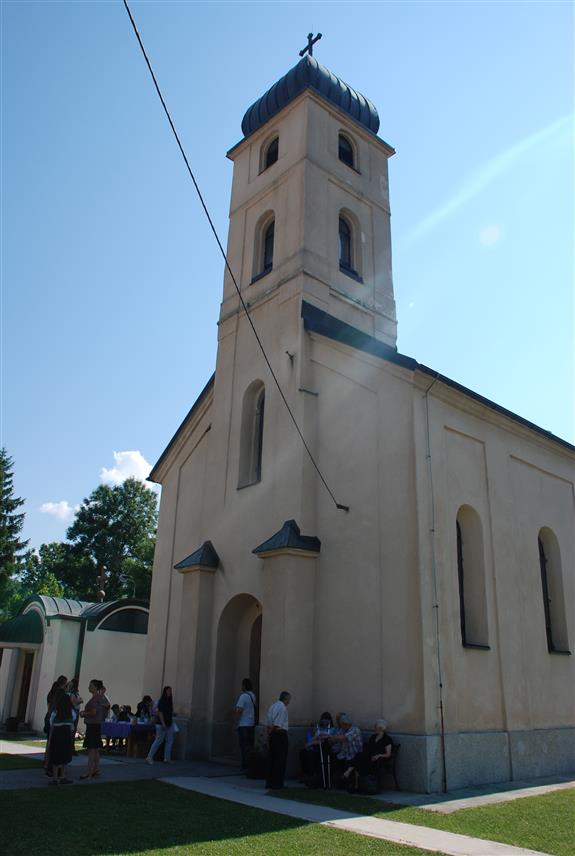 ТРНОВО, 9. ЈУНА /СРНА/ - Храм Светог великомученика Геогрија у Трнову.