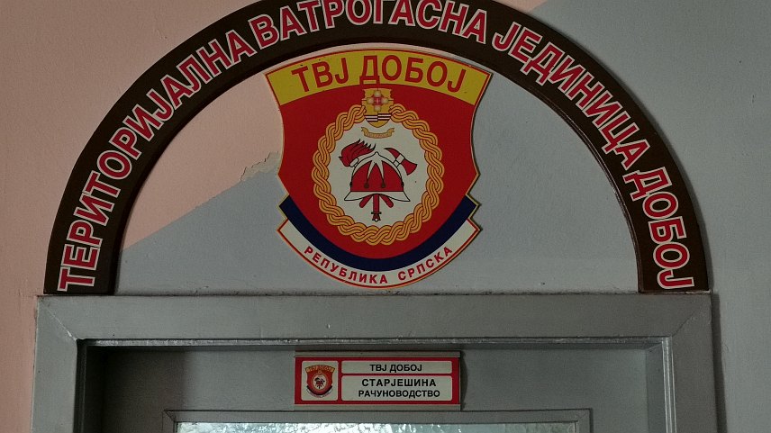 ДОБОЈ, 6. ЈУЛА /СРНА/ - Ватрогасна јединица Добој.