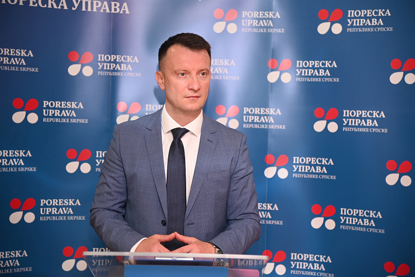 БАЊАЛУКА, 7. ЈУЛА /СРНА/ - Директор Пореске управе Републике Српске Горан Маричић.