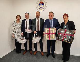 АЏИЋ УГОСTИО ДЕЛЕГАЦИЈУ БРАTСКЕ ОПШTИНЕ ЋУПРИЈА