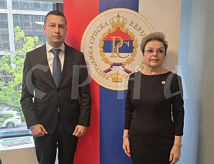 GOGANOVIĆ VISITS REPUBLIKA SRPSKA REPRESENTATIVE OFFICE IN WASHINGTON: BETTER DAYS AHEAD OF SRPSKA