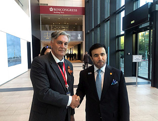 KARAN THANKS INTERPOL PRESIDENT FOR PROFESSIONALISM