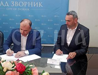 ПОТПИСАН МЕМОРАНДУМ О САРАДЊИ СА ГРАДОМ ЗВОРНИКОМ
